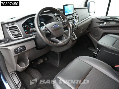 Ford Transit Custom 170pk Automaat Sport Dubbel Cabine 2x Schuifdeur Limited L1H1 LED Xenon Navi Airco Cruise Camera Parkeersensoren v+a Velgen Euro6 L1 DC Doka Mixto Airco Cruise control foto 3