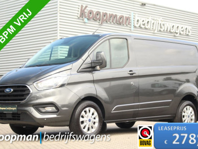 Ford Transit Custom 280 2.0TDCI L1H1 Limited | Cruise | Carplay/Android | Navi | Airco | Lease 278,- p/m