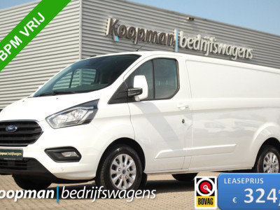 Ford Transit Custom 300 2.0TDCI 130pk L2H1 Limited | Camera | Trekhaak | Carplay/Android | Cruise | Lease 324,- p/m