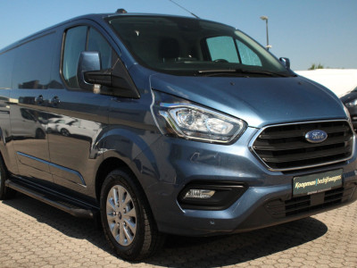 Ford Transit Custom 300 2.0TDCI 130pk L2H1 Limited | L+R Schuifdeur | Trekhaak | Camera | Cruise | Lease 360,- p/m 4
