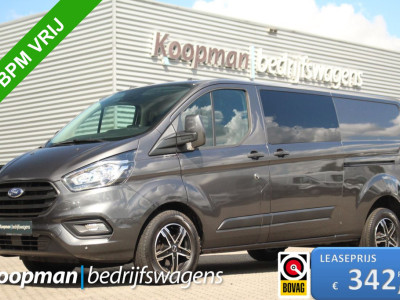 Ford Transit Custom 320 2.0TDCI 130pk L2H1 Trend DC | 6-Zits | L+R Zijdeur | Carplay/Android | PDC | Lease 342,- p/m