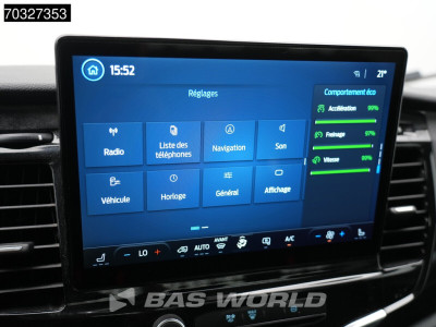 Ford e-Transit 184pk Elektrisch 68kWh 310km WLTP Kipper Airco Cruise Camera CarPlay Open Laadbak Airco Cruise control 20