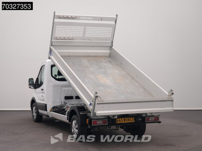 Ford e-Transit 184pk Elektrisch 68kWh 310km WLTP Kipper Airco Cruise Camera CarPlay Open Laadbak Airco Cruise control 7
