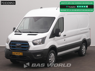 Ford e-Transit 184pk Elektrisch 68kWh 317KM WLTP SOH 93% L2H2 AC/Climate Navi Carplay Parkeersensoren Cruise Electric Airco Cruise control