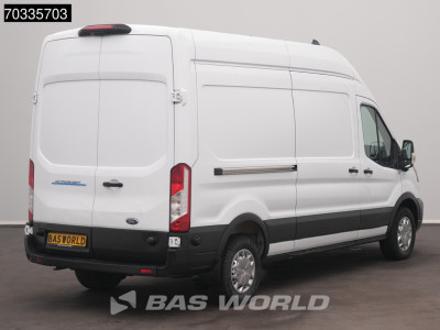 Ford e-Transit 184pk Elektrisch 68kWh 317km WLTP Hoog Dak L3H3 Airco Navi Cruise 360 Camera Apple Carplay Electric High Roof Hohes Dach Airco Cruise control foto 2
