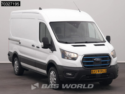 Ford e-Transit 184pk Elektrisch 68kWh 317km WLTP L2H2 Navi Airco Cruise Parkeersensoren v+a SYNC4-Display CarPlay L2 Airco Cruise control 5