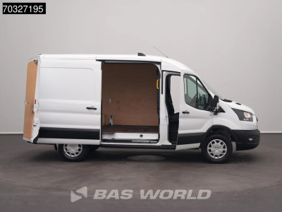 Ford e-Transit 184pk Elektrisch 68kWh 317km WLTP L2H2 Navi Airco Cruise Parkeersensoren v+a SYNC4-Display CarPlay L2 Airco Cruise control 7
