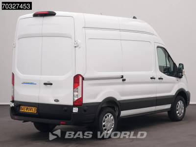 Ford e-Transit 184pk Elektrisch 68kWh 317km WLTP L2H3 Hoog Dak Navi Airco Cruise Parkeersensoren v+a SYNC4-Display CarPlay L2 Airco Cruise control 2