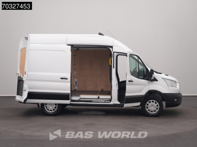 Ford e-Transit 184pk Elektrisch 68kWh 317km WLTP L2H3 Hoog Dak Navi Airco Cruise Parkeersensoren v+a SYNC4-Display CarPlay L2 Airco Cruise control 7