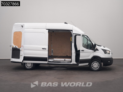 Ford e-Transit 184pk Elektrisch 68kWh 317km WLTP L3H3 Hoog Dak Navi Airco Cruise Parkeersensoren v+a SYNC4-Display CarPlay L3 Airco Cruise control 10