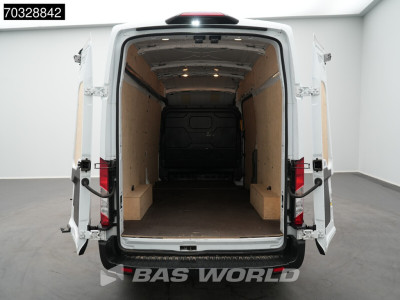 Ford e-Transit 184pk Elektrisch 68kWh 317km WLTP L3H3 Hoog Dak Navi Airco Cruise Parkeersensoren v+a SYNC4-Display CarPlay L3 Airco Cruise control 7