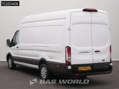 Ford e-Transit 184pk Elektrisch 68kWh 317km WLTP L4H3 Hoog Dak Navi Airco Cruise Parkeersensoren v+a SYNC4-Display CarPlay L4 Jumbo Airco Cruise control 9