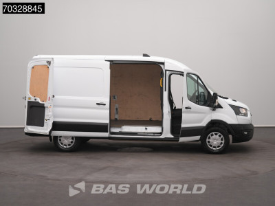 Ford e-Transit 184pk L3H2 L3 Elektrisch 68kWh 317km WLTP Navi 360camera Cruise SYNC4-Display CarPlay Airco Cruise control foto 11