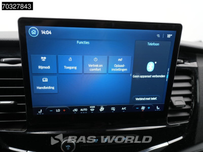 Ford e-Transit 184pk L3H2 L3 Elektrisch 68kWh 317km WLTP Navi Airco Cruise Parkeersensoren v+a SYNC4-Display CarPla Airco Cruise control 20