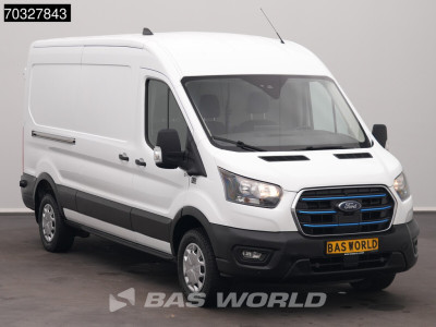 Ford e-Transit 184pk L3H2 L3 Elektrisch 68kWh 317km WLTP Navi Airco Cruise Parkeersensoren v+a SYNC4-Display CarPla Airco Cruise control 6