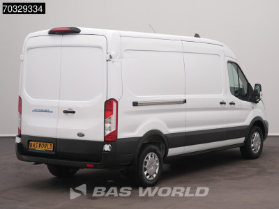 Ford e-Transit 184pk L3H2 L3 Elektrisch 68kWh 317km WLTP Navi Airco Cruise Parkeersensoren v+a SYNC4-Display CarPlay Airco Cruise control 2