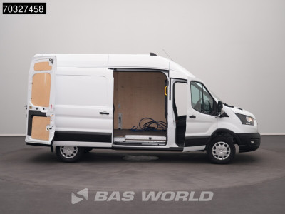 Ford e-Transit 184pk L3H3 Hoog Dak L3 Elektrisch 68kWh 317km WLTP Navi Airco Cruise Parkeersensoren v+a SYNC4-Display CarPlay Airco Cruise control 7