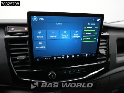 Ford e-Transit 184pk L4H3 L4 Elektrisch 68kWh 317km WLTP Navi Airco Cruise Parkeersensoren v+a SYNC4-Display CarPlay Hoog Dak Airco Cruise control 17