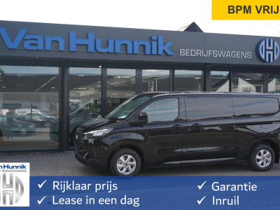 Ford e-Transit Custom 320L 218PK 71KWH AWD Limited Elektrisch AUT BPM VRIJ!! Apple CP/Android A, LED, Trekhaak, 2x Schuifdeur!! NR. EC50