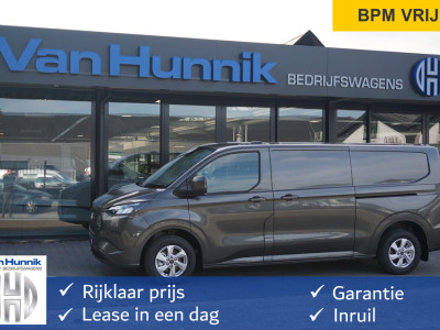 Ford e-Transit Custom 320L 218PK 71KWH AWD Limited Elektrisch AUT BPM VRIJ!! Apple CP/Android A, LED, Trekhaak, 2x Schuifdeur!! NR. EC51