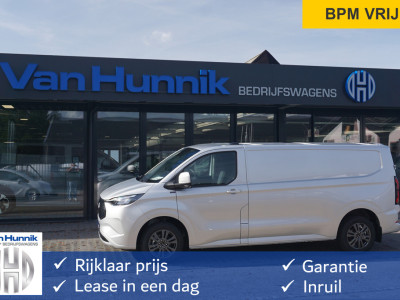 Ford e-Transit Custom 340L 218PK 71KWH Limited AUT BPM VRIJ!! Navi, ACC, 360Â° Cam, 17 LM NR. EC49