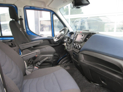 Iveco 40C18 40c18 3.0, 180pk, Euro 6, DC, Openlaadbak, Oprijwagen, Oprijauto,  Airco. foto 16