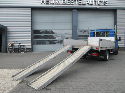 Iveco 40C18 40c18 3.0, 180pk, Euro 6, DC, Openlaadbak, Oprijwagen, Oprijauto,  Airco. foto 6