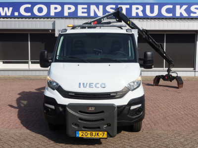 Iveco 50 C 15 50 C 150 Openbak+ kraan HIAB 3.0L motor foto 10