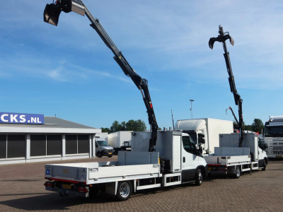 Iveco 50 C 15 50 C 150 Openbak+ kraan HIAB 3.0L motor foto 12