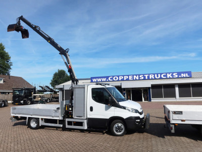 Iveco 50 C 15 50 C 150 Openbak+ kraan HIAB 3.0L motor foto 13