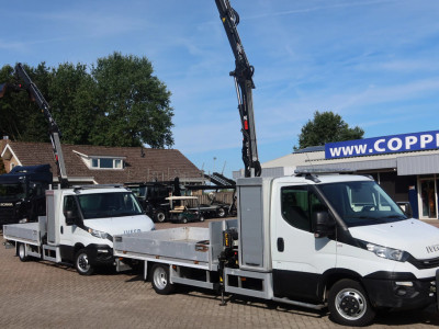 Iveco 50 C 15 50 C 150 Openbak+ kraan HIAB 3.0L motor foto 4