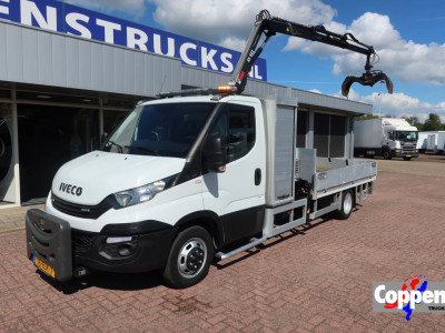 Iveco 50C15 Openbak+ Kraan Hiab