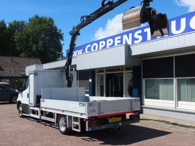 Iveco 50C15 Openbak+ Kraan Hiab foto 3