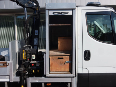 Iveco 50C150 Open Bak + Kraan HIAB foto 12