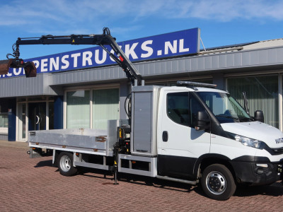 Iveco 50C150 Open Bak + Kraan HIAB foto 17