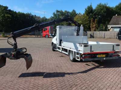 Iveco 50C150 Open Bak + Kraan HIAB foto 4