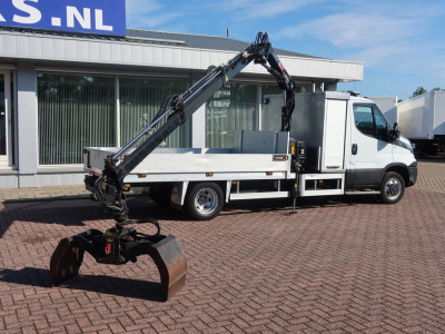 Iveco 50C150 Open Bak + Kraan HIAB foto 5