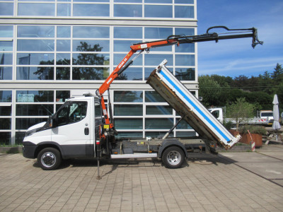 Iveco Daily 35C15 3.0 Kipper - Tipper + ATLAS Kraan Kran Crane foto 12