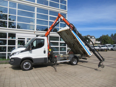 Iveco Daily 35C15 3.0 Kipper - Tipper + ATLAS Kraan Kran Crane foto 3