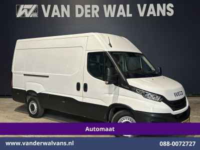 Iveco Daily 35S14V 136pk Automaat 3500kg Trekhaak L2H2 Euro6 Airco | Navigatie | LED | Cruisecontrol Chauffeursstoel, Camera | Bijrijdersbank