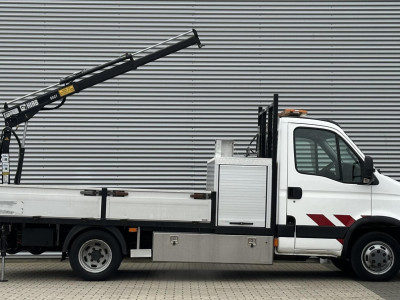 Iveco Daily 50C14N 3.0 375 CNG Openlaadbak met kraan HIAB Topstaat