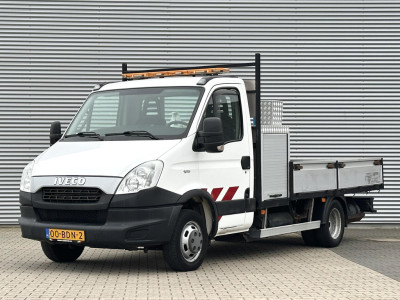 Iveco Daily 50C14N 3.0 375 CNG Openlaadbak met kraan HIAB Topstaat foto 2