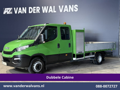 Iveco Daily 70C14G CNG Groot Rijbewijs Open laadbak 3457kg Laadvermogen Dubbele cabine 3000kg trekhaak Euro6 Dubbel lucht, Chauffeursstoel, Tachograaf 6