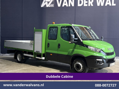 Iveco Daily 70C14G CNG Groot Rijbewijs Open laadbak 3457kg Laadvermogen Dubbele cabine 3000kg trekhaak Euro6 Dubbel lucht, Chauffeursstoel, Tachograaf 7