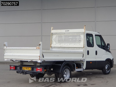 Iveco Daily 35C12 Kipper Dubbel Cabine Dubbellucht 3,5t Trekhaak Airco Cruise Camera Euro6 Tipper Benne Kieper 2m3 Airco Trekhaak Cruise control foto 5