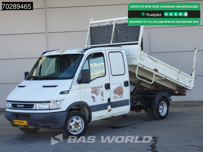 Iveco Daily 35C12 Kipper Dubbel Cabine Dubbellucht Tipper Benne Export 2m3