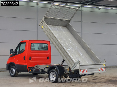 Iveco Daily 35C12 Kipper Dubbellucht 3,5t Trekhaak Airco Cruise Euro6 Kieper Tipper Benne Airco Trekhaak Cruise control foto 2