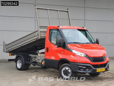 Iveco Daily 35C12 Kipper Dubbellucht 3,5t Trekhaak Airco Cruise Euro6 Kieper Tipper Benne Airco Trekhaak Cruise control foto 3