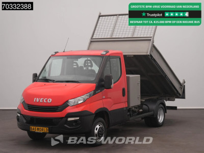 Iveco Daily 35C12 Kipper Tipper 3,5t  Dubbellucht met Kist Trekhaak Airco Cruise Euro6 Tipper Benne Kieper Airco Trekhaak Cruise control