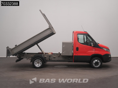Iveco Daily 35C12 Kipper Tipper 3,5t  Dubbellucht met Kist Trekhaak Airco Cruise Euro6 Tipper Benne Kieper Airco Trekhaak Cruise control foto 8